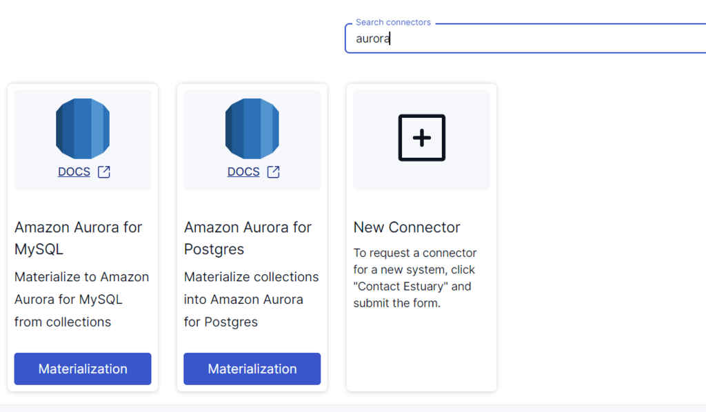 mysql to aurora - Aurora Connector Search