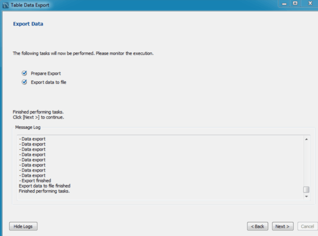 mysql to pinecone - Export Data