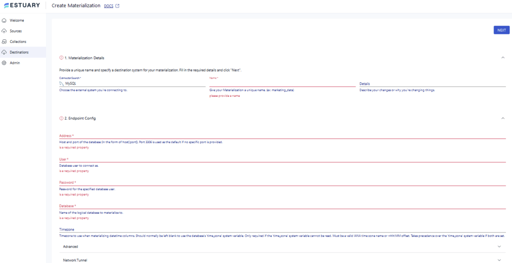 SQL Server to MySQL - materialization details