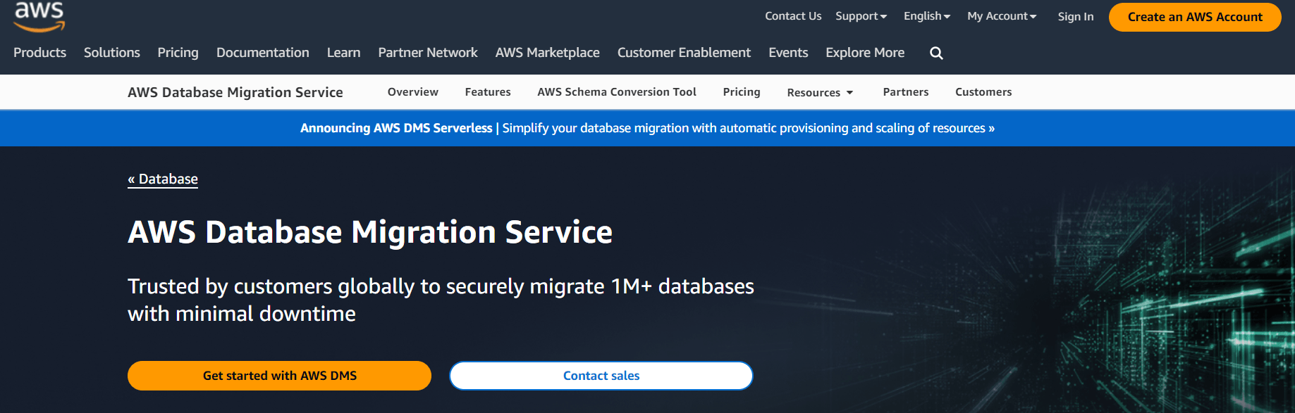 Data Migration Solution - AWS Database Migration Service