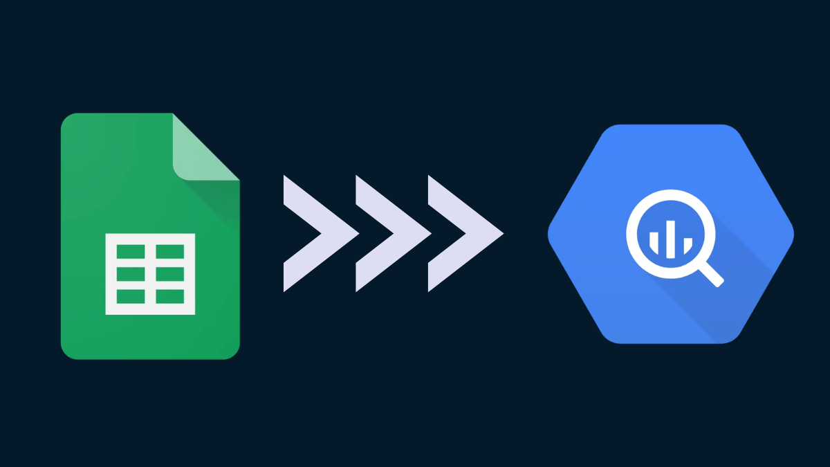 google sheets to bigquery