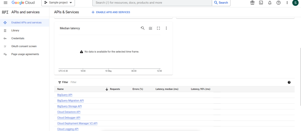 google analytics to bigquery -Google api step