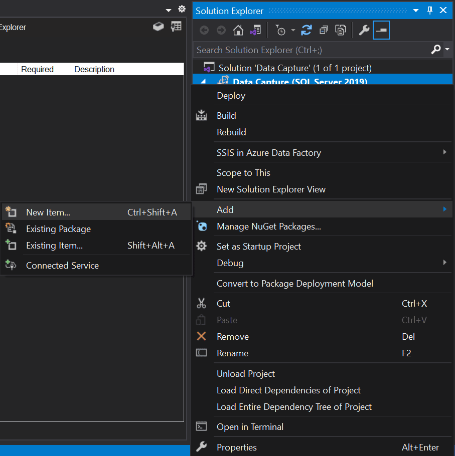 02 sql server to postgresql solution explorer