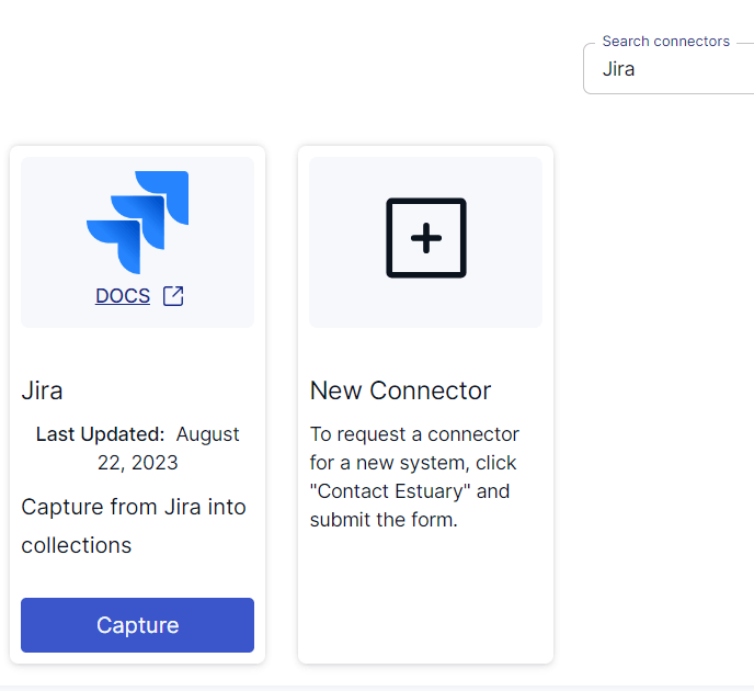 Jira to Postgres -  New Capture